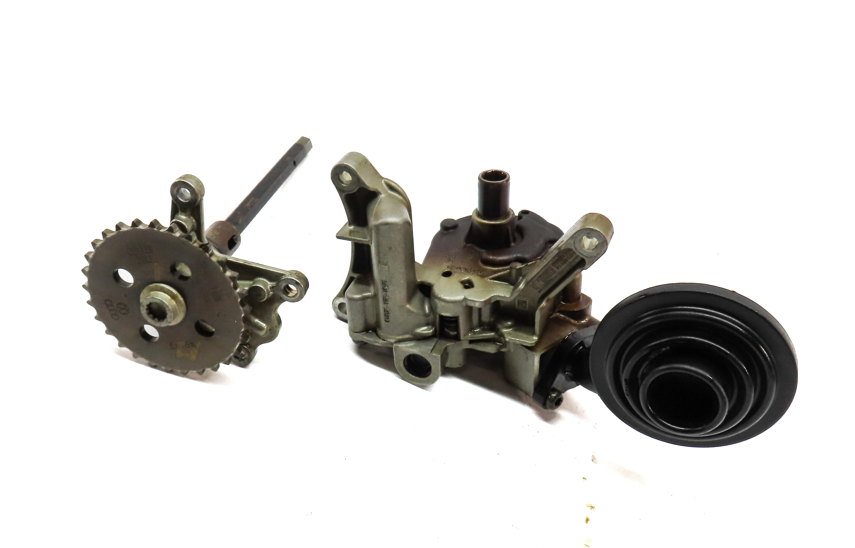 14 AUDI SQ5 (B8 8R) 3.0L SUPER (CTUD) ENGINE MOTOR OIL FLUID PUMP w/PICK UP TUBE — exact item pictured